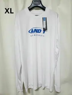 新品 AND1 アンドワン バスケットロゴ ロングTシャツ