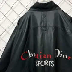【希少】Christian Dior 背面ロゴ ナイロンジャケット