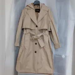 COACHキルテットロングトレンチコート