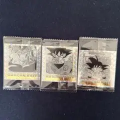 ドラゴンボール　ウエハースシール　3枚
