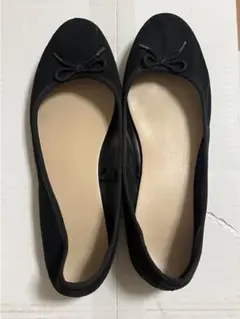 GU 黒 パンプス フラットシューズ