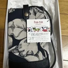 ha-na スマホショルダーストラップ 花柄