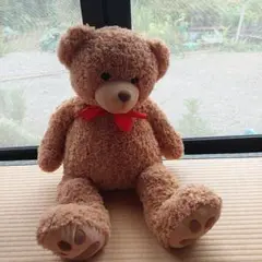 大きめ茶色クマのぬいぐるみ
