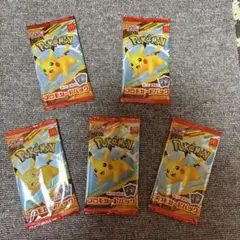 マクドナルド プロモカード 5パック ポケモンカードゲーム ピカチュウ