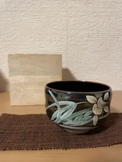 九谷焼 茶碗 抹茶茶碗 茶器 茶道具 九谷由紀作
