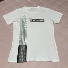 ユニクロ×ミシュランコラボ ビバンダム×タイヤパターン 白/Sサイズ