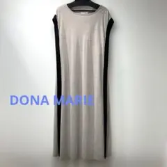 DONA MARIE 接触冷感ワンピース　グレージュ