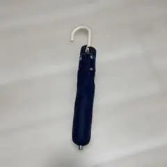 ネイビー 折りたたみ日傘 花模様　新品