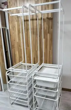 【引取限定】IKEA 廃盤品　ALGOT セット　収納　まとめ売り