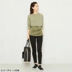 チャコット ヨガ レイヤードシアーTシャツ chacott