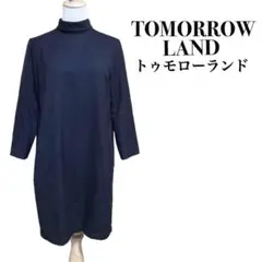 【大人気✨】トゥモローランド ウールワンピース シンプル 無地 裏地あり