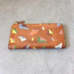 【希少デザイン】ILBISONTE イルビゾンテ 総柄 長財布