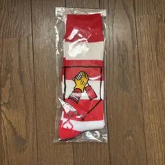 マクドナルドデザイン ソックス 赤白