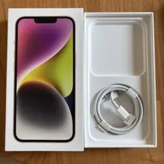 美品！　iPhone 14 箱本体　Lightningケーブル付