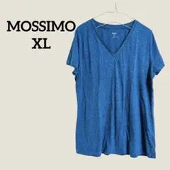 MOSSIMO Vネック Tシャツ XL 青