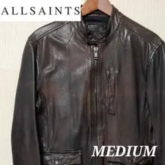 ALLSAINTS オールセインツ ウォッシュドレザー シングル ライダースJK