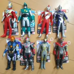 ウルトラマンフィギュア　ソフビ　8体セット