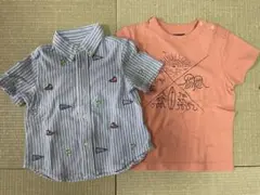 美品POLOポロシャツと新品Tシャツセット 95cm