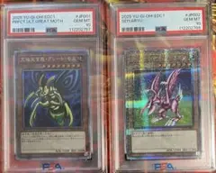 連番 PSA10 究極完全態 グレートモス ホーリーナイトドラゴン 25th