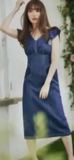 2025年最新】Ruffled shoulder denim midiの人気アイテム - メルカリ