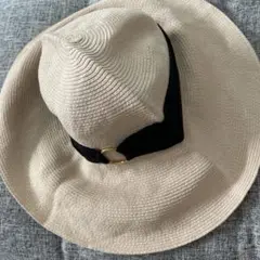 ✳️最終お値下げ✳️ベージュと黒の麦わら帽子