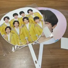 ジュニア Go!Go!kids 三村航輝 うちわ セット ビニール折れあり