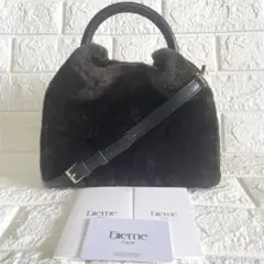 極美品 elleme RAISIN ムートン ワンハンドル ショルダー ハンド