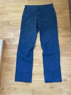 【古着】GUNG HOパンツMADE IN USA ネイビー W34×L32