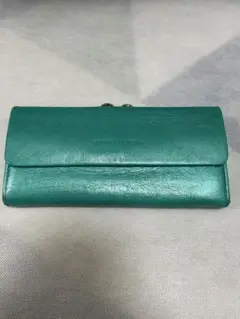 ✨未使用級✨シャルルジョルダン シャイニー エメラルドグリーン がま口財布 ✨未使用級✨シャルルジョルダン シャイニー エメラルドグリーン