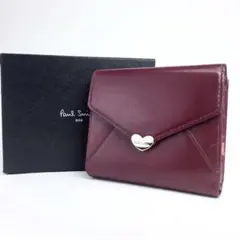 展示品 ポールスミス 財布 折財布 ワインレッド レディース