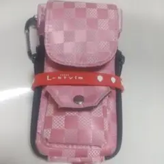 CAMEO× L-style チェックピンク ダーツケース