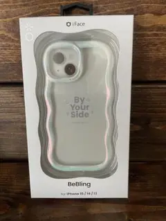 新品ifaceBeBling iPhone 15/14/13 ホワイトオーロラ