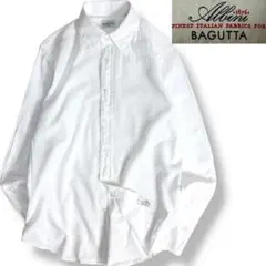 J3118 美品 バグッタ ドレスシャツ ホワイト 38/15 BAGUTTA
