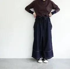 ARMEN（アーメン）　9ozウォッシュデニムイージーパンツ