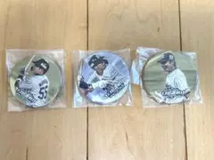 缶バッジ　ヤクルト　ファン感謝デー　村上宗隆　山田哲人　高津監督
