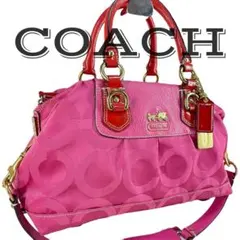 【美品】 COACH コーチ ハンドバッグ マディソン 2way ピンク y2k