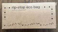 リップストップエコバッグ マンホールデザイン　ブラック