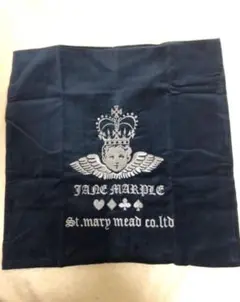 jane marple ノベルティクッションカバー ネイビー