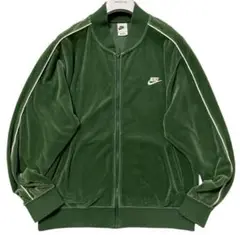 adidasベロアジャケットグリーン