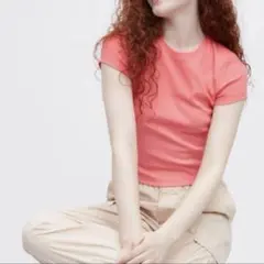 ユニクロ　ミニT pink ピンク