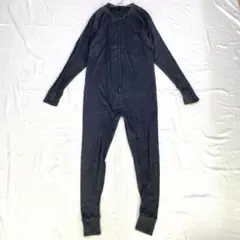 【フロソ】ロンパース オールインワン つなぎ ダブルジップ 綿混 長袖 XXL