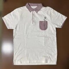 グラニフ ポロシャツ Tシャツ コントロールベア Sサイズ 白