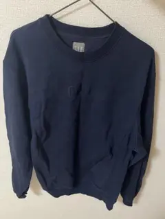 【GAP】ネイビー クルーネック トレーナー