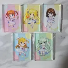 DMMスクラッチ 魔法少女リリカルなのは C賞 ミニアクリルブロック SD 5種
