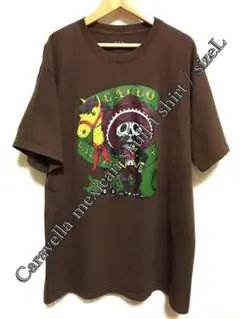 死者の日 カラベラ メキシカン スカル tシャツ サイズL ドクロ ガイコツ