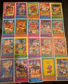 【新品未使用】クレヨンしんちゃん　デコステッカー　２０枚セット