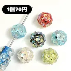 フラワーストーンビーズ★カスタムボールペン対応◎