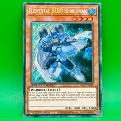 遊戯王 EHEROバブルマン シークレットレア 英語版 美品 - メルカリ