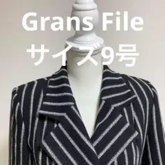 Grans Fie 9号　ストライプ ダブルブレストジャケット　トップス