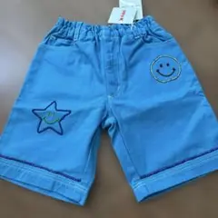 新品タグ付きmini-K ハーフパンツ　パンツ　size100 青